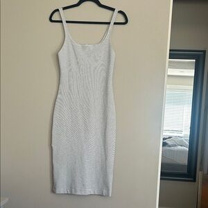 Zara Light Gray Midi Dress